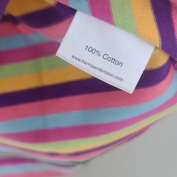 Hanna Andersson Girls Striped Top in EUC - Picture 4 of 4